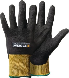 Rękawica TEGERA® INFINITY 8801 wielkość 8 czarny/żółty nylon, spandex EN 388, EN