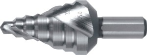 Wiertło stopniowe zakres wiercenia 6–25 mm HSS z rowkami spiralnymi liczba ostrz