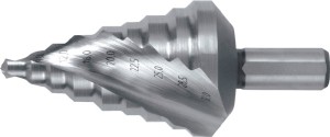 Wiertło stopniowe zakres wiercenia 6-32 mm HSS z rowkami spiralnymi liczba ostrz