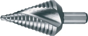 Wiertło stopniowe zakres wiercenia 4-30 mm HSS z rowkami spiralnymi dł. całk. 72