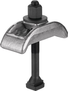 Spannpratze Nr.6313K f.T-Nut 18mm Spann-H.0-55mm M16x18x160mm AMF