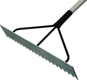 Rozściełacz betonu smołowego długość 600 mm, szerokość 111 mm DZ60 aluminium ALU