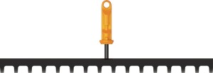 Grabie OneClick szerokość robocza 413 mm długość wideł 75 mm 16 zębów FISKARS