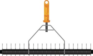 Wentylator do trawy OneClick szerokość robocza 360 mm długość wideł 60 mm 21 zęb