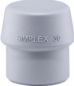 Końcówka do młotka z miękkim bijakiem SIMPLEX śred. głowicy 30 mm TPE-mid szary