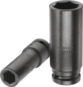 Klucz nasadowy udarowy K 19 L 1/2 cal. rozmiar klucza 8 mm długość 77 mm GEDORE