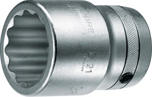 Klucz nasadowy D 21 1 cal. 12-kątowy rozmiar klucza 41 mm długość 70 mm GEDORE