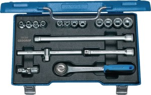 Zestaw kluczy nasadowych 30 GMU-3 17-częśc. 3/8 cal. rozmiary klucza 6–19 mm lic