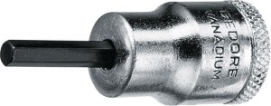 Klucz nasadowy IN 30 3/8 cal. wewn. 6-kątowy rozmiar klucza 8 mm długość 49 mm G