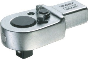 Grzechotka wtykowa z przełącznikiem 7412-00 1/4 cal. 9 x 12 mm stal CV GEDORE