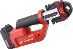 Zaciskarka akumulatorowa ROMAX Compact TT 15–35 mm z. podstaw. 2, 2x2 Ah, UE, be