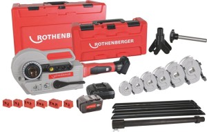 Zestaw akumulatorowych giętarek do rur ROBEND® 4000 E 12-14-16-18-22-28 mm typ: