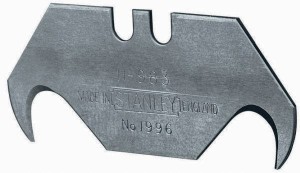 Ostrze hakowe 2-11-983 dł. 50 x szer. 19 x gr. 0,65 mm bez otworów 10 sztuk/dozo