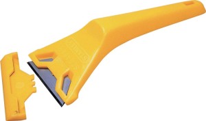 Skrobak do szyb długość 170 mm szerokość ostrza 60 mm z wymiennym ostrzem STANLE