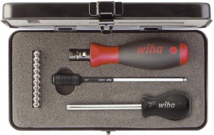 Zestaw wkrętaków dynamometrycznych 2852 S10-01 13-częśc. 1–5 Nm z regulacją WIHA