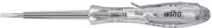 Tester napięcia 255-11 L 110–250 V AC jednobiegunowy szerokość ostrza 3 mm WIHA