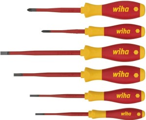 Zestaw wkrętaków 3201 K6 6-częśc. szczelina / PH slim fix VDE WIHA