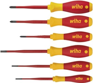 Zestaw wkrętaków 3201 K601 6-częśc. szczelina / PH / +-(SL/PZD) slim fix VDE WIH