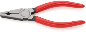 Kombinerki długość 140 mm polerowane powlekane tworz. sztucznym KNIPEX