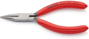 Szczypce płaskie okrągłe długość 125 mm płaskie/okrągłe proste polerowane powlek