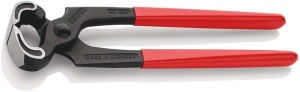 Obcęgi do gwoździ dł. całk. 250 mm rodzaj uchwytu powlekany tw. sztucznym KNIPEX