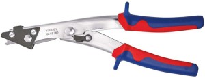 Nożyce wycinakowe z odcinakiem dł. całk. 280 mm szerokość cięcia 2,7 mm niklow.