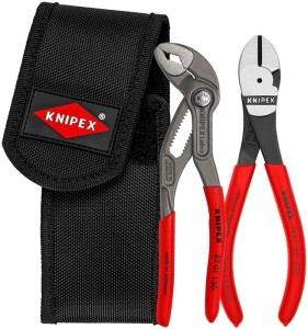 Zestaw szczypiec Minis zawartość 2-częśc. saszetka na narzędzia 390 g KNIPEX