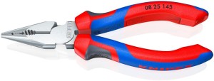 Szczypce spiczaste długość 145 mm chromowane uchwyty Comfort chromowana KNIPEX