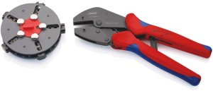 Szczypce do zaciskania MultiCrimp® długość 250 mm 5 nasadki wymienne KNIPEX