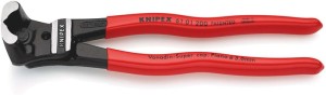 Nożyce dźwigniowe dł. całk. 200 mm głowica polerowana powl. tworzywem KNIPEX