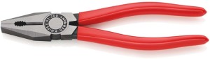 Kombinerki długość 200 mm polerowane powlekane tworz. sztucznym KNIPEX