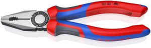 Kombinerki długość 180 mm polerow. powłoki wielokomponent. KNIPEX