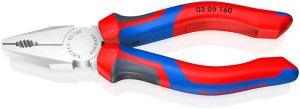 Kombinerki długość 160 mm chromowane wielokomp. powłoki KNIPEX