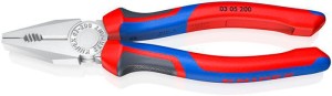 Kombinerki długość 200 mm chromowane uchwyty Comfort KNIPEX