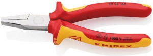 Szczypce płaskie dł. całk. 160 mm chromowane powłoki wielomateriałowe KNIPEX