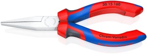 Szczypce separacyjne, chwytające długość całkowita 160 mm głowica polerowana pół