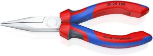 Szczypce separacyjne, chwytające długość całkowita 160 mm kształt 2 długa, chrom