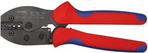 Szczypce do zaciskania końcówek tulejk. PreciForce® dł. całk. 220 mm 0,25–6 (AWG