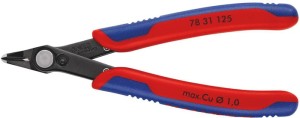 Szczypce tnące boczne dla elektroników Super-Knips® długość 125 mm kształt 3 fas
