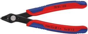 Szczypce tnące boczne dla elektroników Super-Knips® długość 125 mm kształt 8 fas