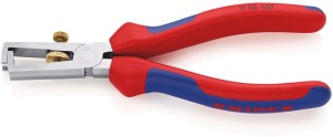 Szczypce do ściągania izolacji długość 160 mm chromowane wielokomp. powłoki ze s