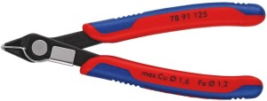 Szczypce tnące boczne dla elektroników Super-Knips® długość 125 mm kształt 8 fas