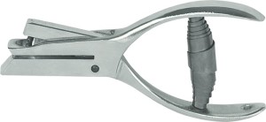 Szczypce kontrolne do dziurkowania długość 145 mm otwór trójkątny/znak 2