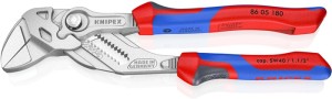 Szczypce - klucz długość 180 mm rozp. mocow. 40 mm chromowane uchwyty Comfort KN