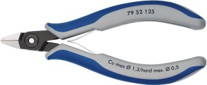 Pr. szczypce tn. boczne dla elektronika długość 125 mm kształt 5 faseta tak, bar