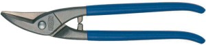 Nożyce do blachy D107 dł. całk. 275 mm prawe stal maks. 1 mm stal szl. maks. 0,8