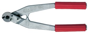 Nożyce do liny stalowej C9 długość 325 mm powłoka z tworzywa sztucznego FELCO