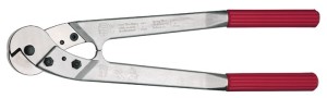 Nożyce do liny stalowej C12 długość 500 mm powłoka z tworzywa sztucznego FELCO