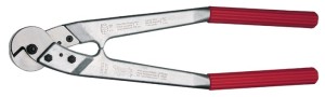 Nożyce do liny stalowej C16 długość 590 mm powłoka z tworzywa sztucznego FELCO