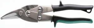 Nożyce dźwigniowe do blachy D16 długość 240 mm prawe stal maks. 1,2 mm stal szla
